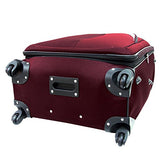TPRC 3 Piece "Lexington Collection" Expandable Luggage Set with 360º Wheels Includes 28"