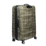 ful Luggage Woven 20 Inch Expandable Spinner Rolling Luggage Suitcase, Hard Case, Gray