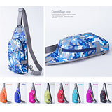 Sami Studio Sling Bag Waterproof Sport Chest Pouch Gym Fanny Backpack Shoulder Crossbody Single