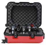 Casual Home 5 Pistol Concealment Gun Case Carry-on Luggage, Passion Red