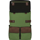 Lencca Novo Canvas And Vegan Leather Backpack Crossover For Up To 15.6 " Laptops (Lennovogrn)