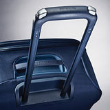 Samsonite Flexis Expandable Softside Checked Luggage With Spinner Wheels, 25 Inch, Carbon Blue