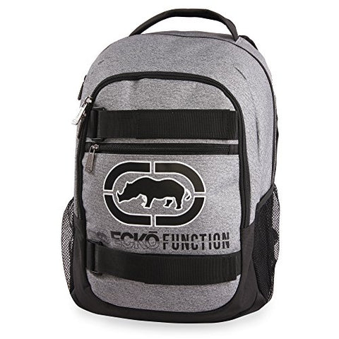 Ecko Unltd. Boys' Sk8 Laptop & Tablet Backpack-School Bag Fits Up to 15 Inch Laptop, Heather/Black One Size