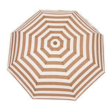 FakeFace Navy Stripes Style Compact Triple Folding Automatic Umbrella Auto Open & Close Travel