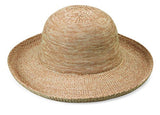 Wallaroo Women'S Victoria Sun Hat - Lightweight And Packable Straw Hat, Mixed Camel