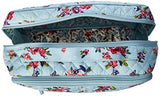 Vera Bradley Iconic Large Blush & Brush Case, Signature Cotton, Water Bouquet