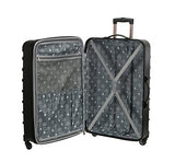 Rockland Speciale 20 Inch 28 Inch 2 Pc Expandable Abs Spinner Set, Black, One Size