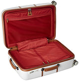 DELSEY Paris Luggage Chatelet Hard+ Medium Checked Spinner Suitcase Hardside with Lock, Champagne