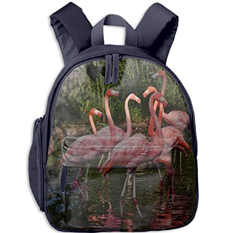 Backpack Printed Laptop Toronto Zoo Flamingo School Bookbags College Bags Daypack Travel Bag