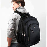 Augur Travel Gear Backpack Travel Bags Rucksack Backpacks Hiking Bags (Black)