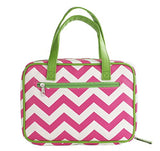 Pink And Green Chevron 7.8 X 10.3 Leather Like Vinyl Thinline Bible Cover Case