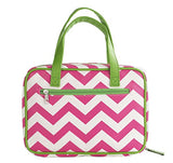 Pink And Green Chevron 7.8 X 10.3 Leather Like Vinyl Thinline Bible Cover Case