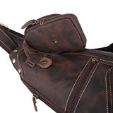 Polare Cool Real Leather Cross Body Sling Bag Chest Bag Backpack Large