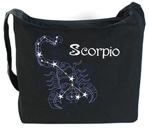 Dancing Participle Scorpio Embroidered Sling Bag