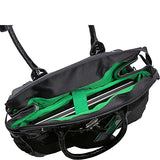 Amerileather Deluxe Skylar Women's 17-inch Rolling Tote with Laptop Compartment Red