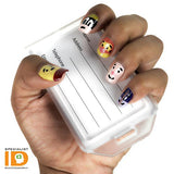 5 Pack - Premium Rigid Airline Luggage Tag Holders with 6" Worm Loops - Heavy Duty Hard Plastic -Suitcase ID Tag Identifiers with Business Card Insert Window by Specialist ID (Translucent/Clear)