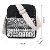 Eaglebeky Canvas Dot Backpack Lightweight Teen Girls Backpacks School Shoulder Bags (Khaki)