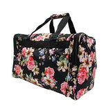 World Traveler Flower Bloom 4-Piece Rolling Expandable Spinner Luggage Set, Floral