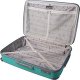 Mia Toro Italy Gelato Hardside Spinner Luggage 3 Piece Set, Lima