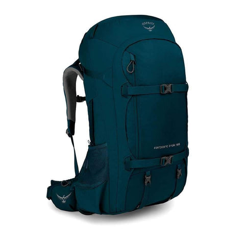 Osprey Packs Farpoint Trek 55L Travel Pack Petrol Blue, One Size
