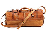 Duffel Bag 22'' Travel Bag Travelling Bag Backpack Genuine Leather Vintage Handmade Bag (Style 4)