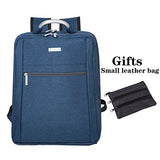 AsCrown SHAOLONG Nylon Waterproof 15.6 Inch Laptop Backpack - Blue