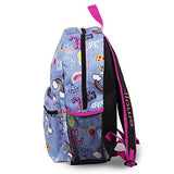 Fab Emoji Denim Sticker Backpack, 16" H X 12" W X 5" D