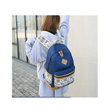 S Kaiko Horse Pattern Canvas Backpack Casual Daypacks School Backpack For Women And Men Laptop