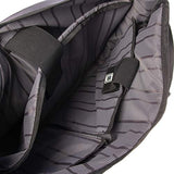 Kenneth Cole Reaction Flapover Castlerock Single Gusset 17 inch Messenger Bag for Laptops - Charcoal Gray