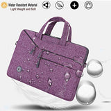 YOUPECK 15.6 Inch Laptop Sleeve Case Messenger Shoulder Bag Padded Nylon Shockproof Waterproof