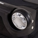 Calpak Ceo Black 2-Piece Rolling Laptop Briefcase Set