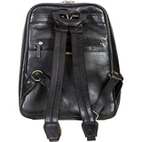 Scully Hand Stained Calf Leather Business Backpack (Brown)