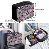 Travel Lightweight Waterproof Foldable Storage Carry Luggage Duffle Tote Bag - Rose Flowers Sugar