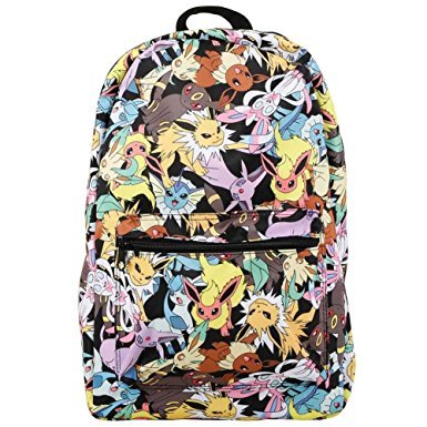 Loungefly X Pokemon Eevee Evolution Aop Backpack Multi