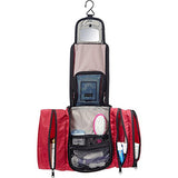 eBags Pack-it-Flat Hanging Toiletry Kit for Travel - (Raspberry)