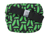 Loungefly Rick and Morty Pickle Rick Nylon Fanny Pack Standard Green