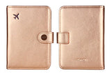 Zoppen Rfid Blocking Travel Passport Holder Cover Slim Id Card Case (#26 Rose Gold)
