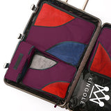 4 Set Packing Cubes Travel Luggage Packing Organizer with Laundry Bag 7 Colors Nylon YKK Zippers
