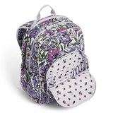 Vera Bradley Iconic Campus Backpack, Signature Cotton, Lavender Meadow