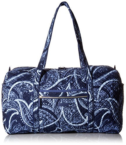 Vera Bradley Iconic Large Travel Duffel, Signature Cotton, Indio, One Size
