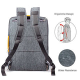 17.3 Inch Convertible Laptop Backpack - Wiwu Multi Functional Travel Rucksack Water Resistant