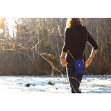 Aqua Quest CONTINENTAL Black Waterproof Travel Document Organizer Bag holds Passport, Money,