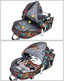 Attacks on Titans Backpack,USB Charging Port Laptop Backpack,Casual Travel Backpack Multipurpose Computer Bag Large black College Bookbag