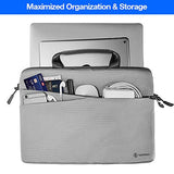 tomtoc 360 Protective Laptop Shoulder bag for 16-inch MacBook Pro A2141, 15-inch MacBook Pro, Surface Book 2 15, Dell XPS 15, ThinkPad X1 Carbon (1-4 Gen), Travel Sleeve Case with Accessory Pocket
