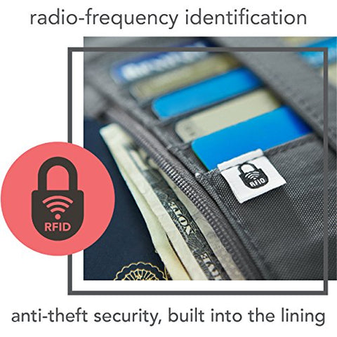 Baggallini Bryant Smartphone Pouch, Charcoal, One Size