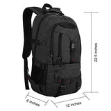 Kaka Terylene Fabric Backpack For 17-Inch Laptops Black New