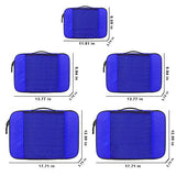 CGBE Travel Packing Cube,5 Pcs Luggage Organizer Set