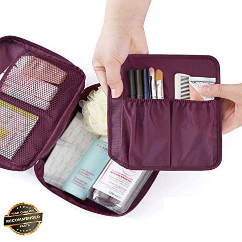 Gatton 1Г—Portable Travel Makeup Toiletry Case Pouch Flower Print Organizer Cosmetic Bag | Style