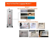 Transparent Skin Cover For Rimowa Salsa Air Luggage Suitcase With Zipper Closure
