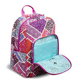 Vera Bradley Women's Iconic Deluxe Campus Backpack, modern medley